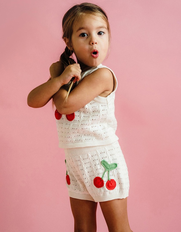 Rock Your Kid - La Mer Crochet Shorts - Kids-Teens