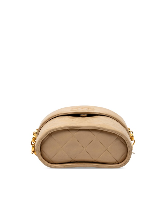 Pre-Loved by Azura Reborn - Pre-Loved CC Quilted Lambskin Tassel Chain Vanity Bag