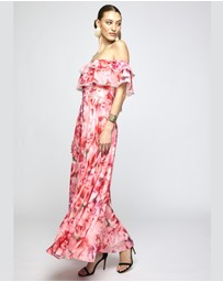 Honey and Beau - Montana Off Shoulder Midi