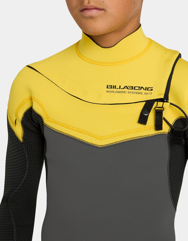 Billabong - Boys 8 to 16 2/2mm Absolute Ultra Long Sleeve Chest Zip Springsuit