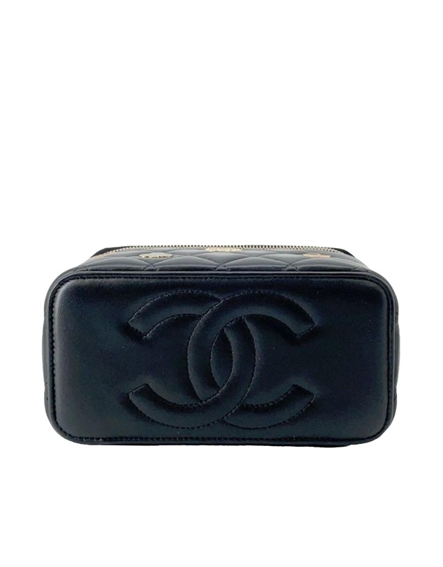 Pre-Loved by Azura Reborn - Pre-Loved Lambskin Coco Casino Vanity Case