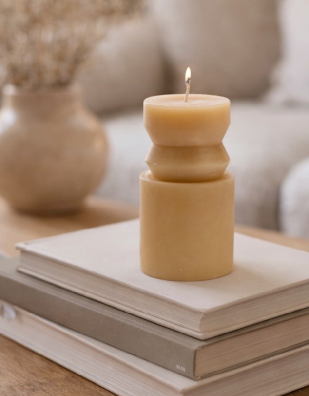 Love Ally - Beeswax Totem Candle