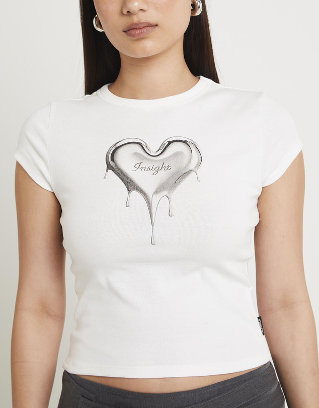Insight - Dripping Heart Baby Tee