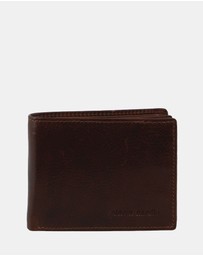 Pierre Cardin - Pierre Cardin Rustic Leather Men's Bi-Fold Slimline Wallet