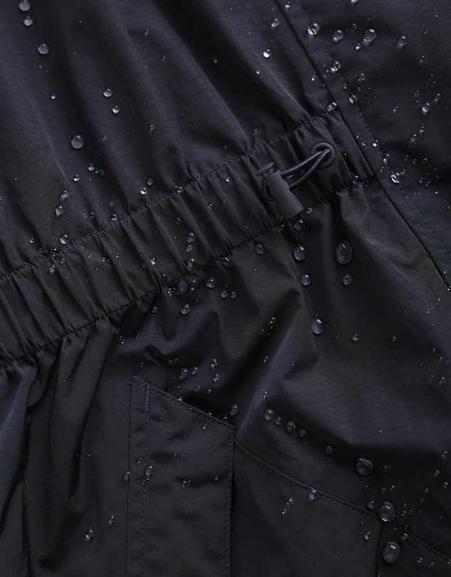 Seasalt - Seasalt Cornwall Navy Skyllen Oversized Waterproof Raincoat