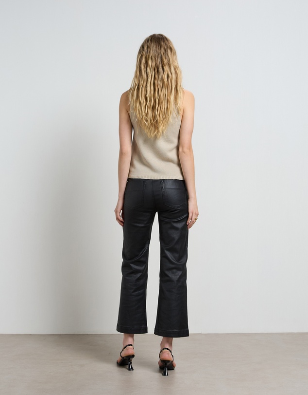 DRICOPER DENIM - Cody Coated Kick Flare Trousers