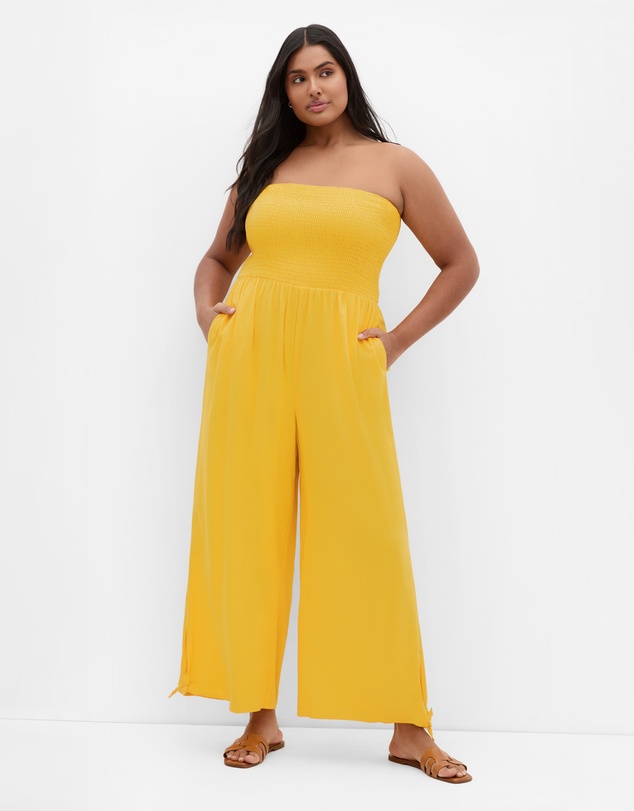 City Chic - Ally Strapless Jumpsuit