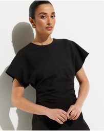 Calli - Saige Cinched Midi Dress