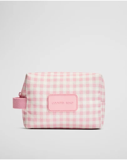 Country Road - Gingham Wash Bag