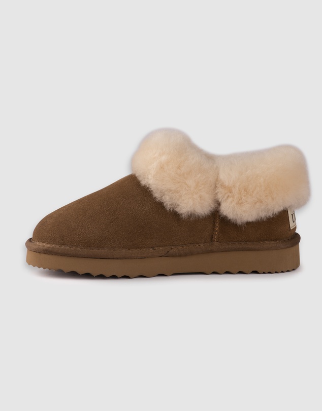 AusWooli Ugg Boots - Coogee Sheepskin Wool Ankle Slippers