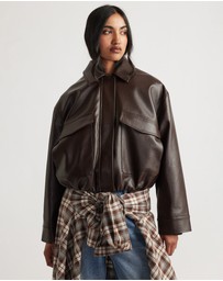 Decjuba - Reece PU Bomber Jacket