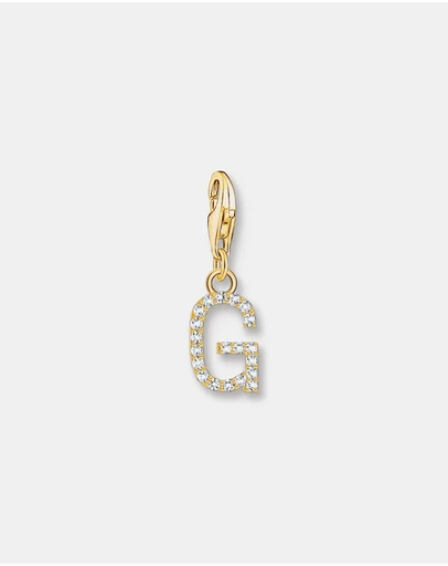 THOMAS SABO - Charm Pendant Letter G Gold Plated