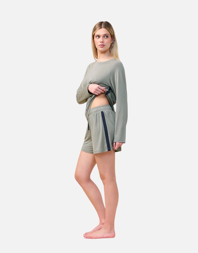 Gingerlilly - Pippa Bamboo Shorts with stripe