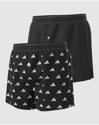 adidas Sportswear - 2 Pack Active Woven Cotton Boxer Underwear