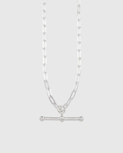 Von Treskow - Fine Clip Chain T-Bar Necklace