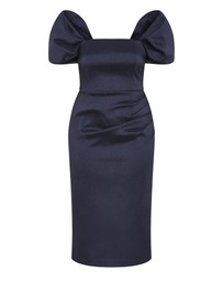 City Chic - Elyse Off Shoulder Midi Dress