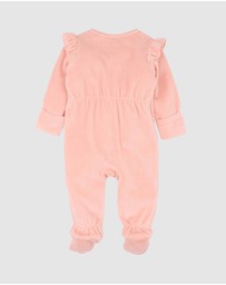 Bebe by Minihaha - Gemma Velour Zip Onesie - Babies