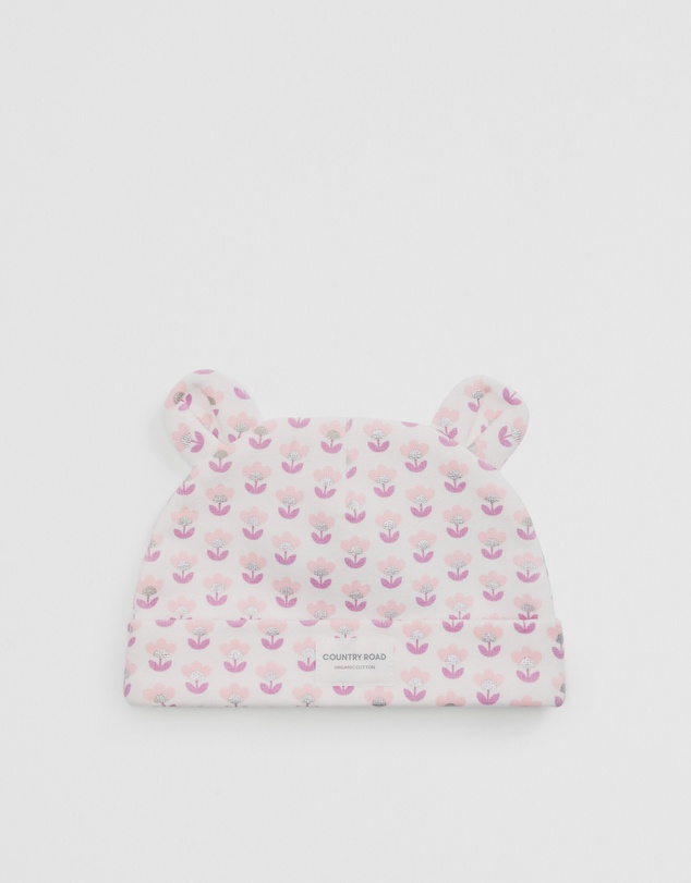 Country Road - Organically Grown Cotton Newborn Beanie