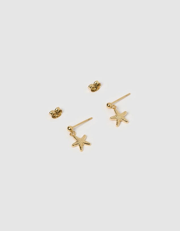 Arms Of Eve - Neptune Gold Earrings