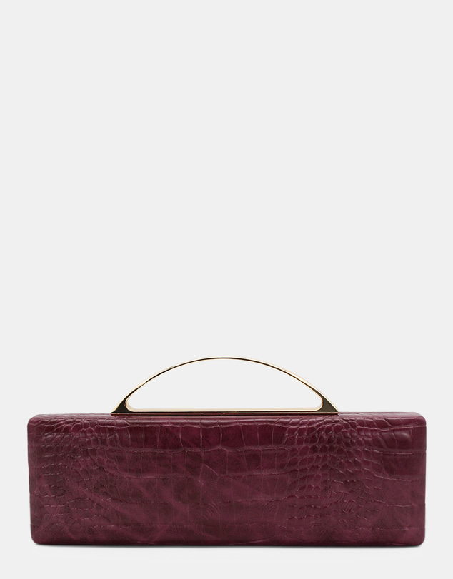 Morgan & Taylor - Vera Clutch in Plum Purple