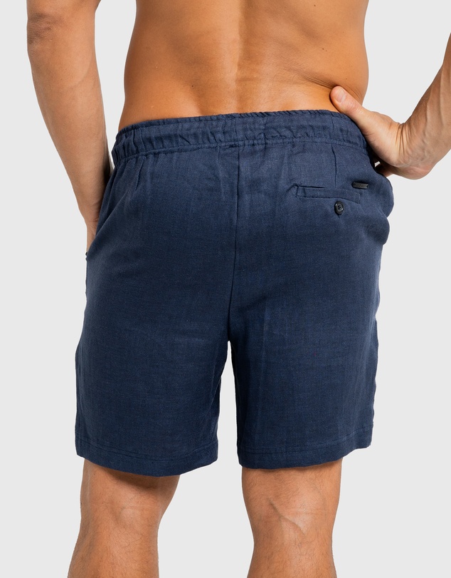 Coast Clothing - Linen Shorts - Navy