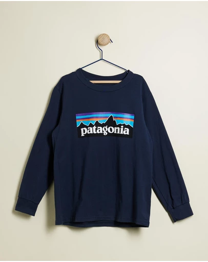 Patagonia - Long-Sleeve P-6 Logo T-Shirt - Kids