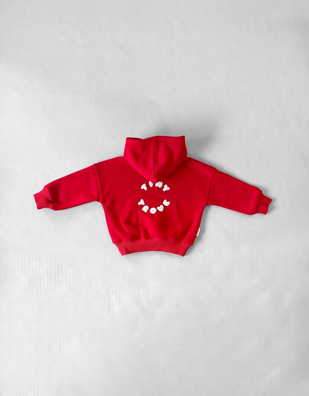 Tiny Trove - Sporty Puff Print Cotton Hoodie Tracksuit Set - Babies-Kids