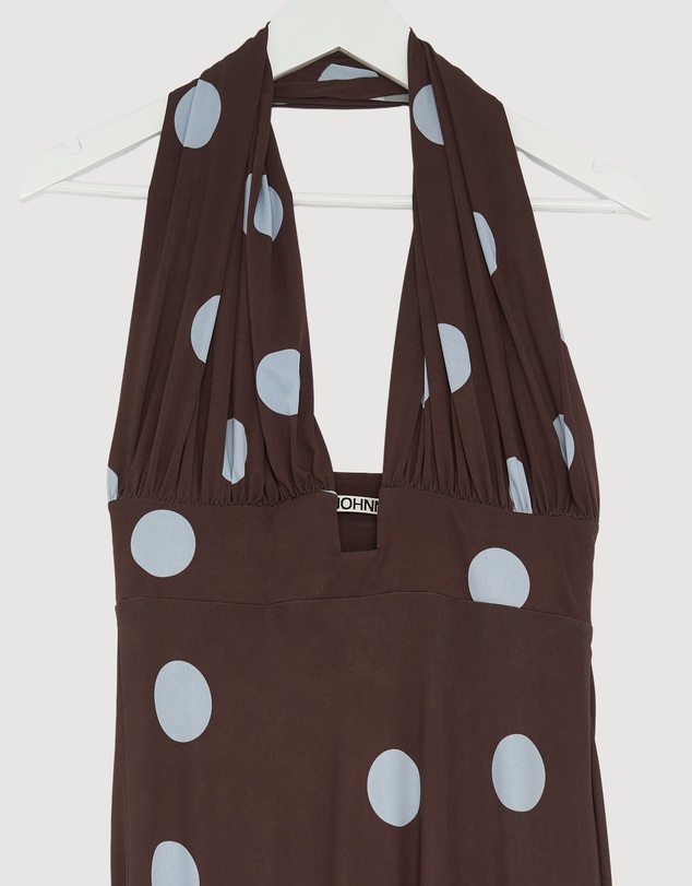 Revibe - Repaired BY JOHNNY. Paloma Polka Ankle Dress - AU 10