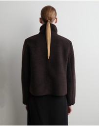 COS - Funnel-Neck Teddy Jacket