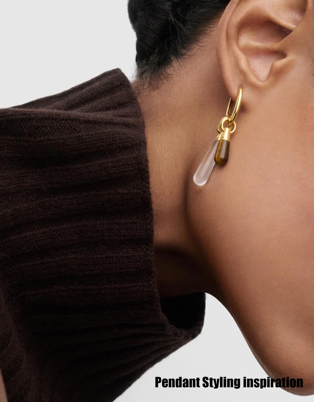 PDPAOLA - Tiger Eye Jupiter Single Hoop