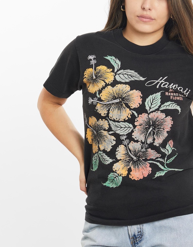 Vintage by The Real Deal - Pre Loved - Vintage 90s Hawaii Hibiscus Tee