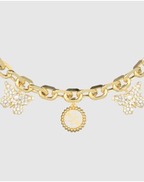 GUESS - Borboleta & 4G Charm Bracelet