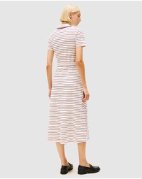 Tommy Hilfiger - Tipping Co Midi Polo Dress
