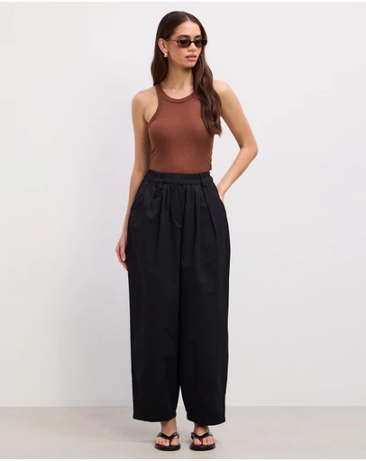 The Fated - Dahlia Cotton Barrel Leg Pants