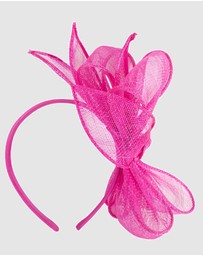 Max Alexander - Fuchsia Sinamay Bow Fascinator