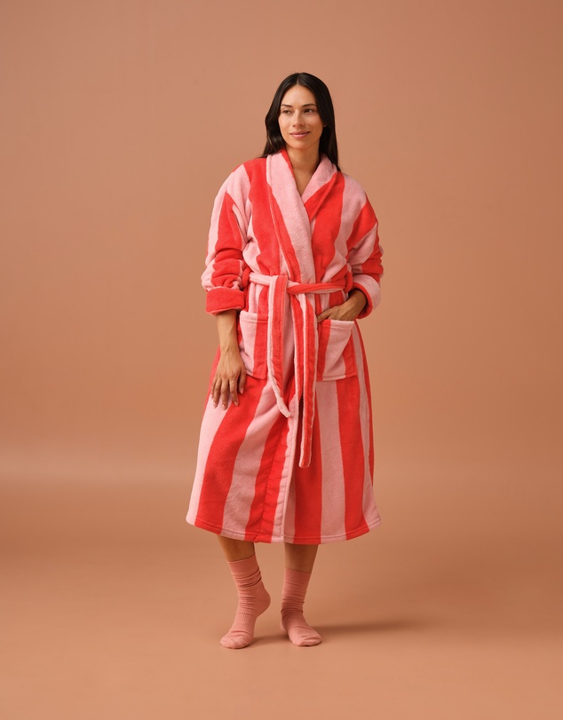 Linen House - Ocean City Plush Robe