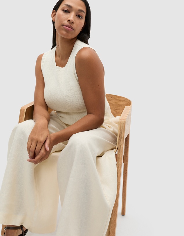 Seed Heritage - Textured Cotton Knit Top