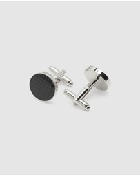 Oxford - Mens Dark Circle Cuff Link