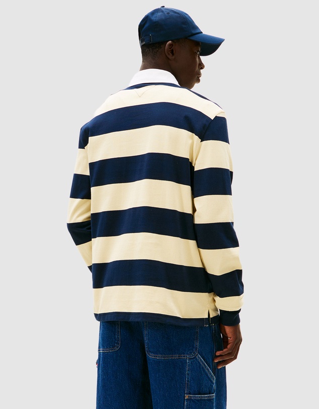 Tommy Jeans - Relaxed Stripe Graphic Rugby Polo