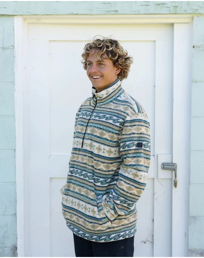 Billabong - Mens Boundary Mock Neck Fleece Top