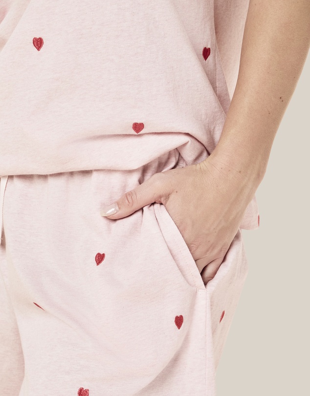 Papinelle - Jada Hearts Cotton Knit Boxer PJ