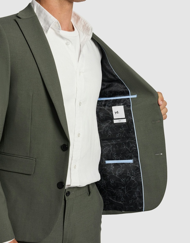 yd. - Zane Slim Fit Stretch Suit Jacket