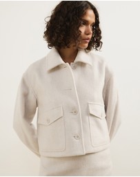 Atmos&Here - Miranda Wool Blend Short Coat