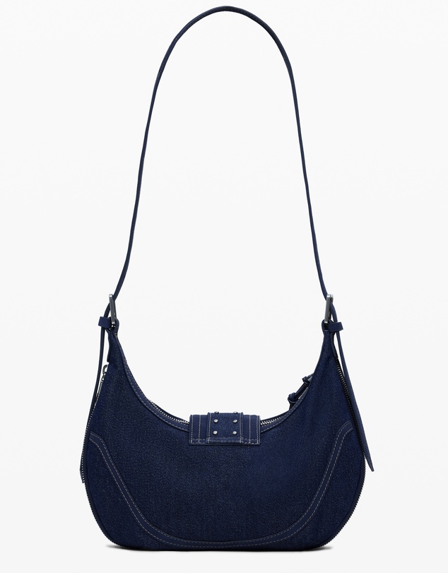 Desigual - Medium denim bag with buckles