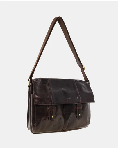 Pierre Cardin - Pierre Cardin Men's Rustic Messenger/Computer Bag