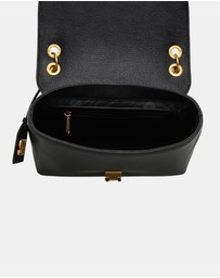 Steve Madden - BPatts-E Black Gold Handbag