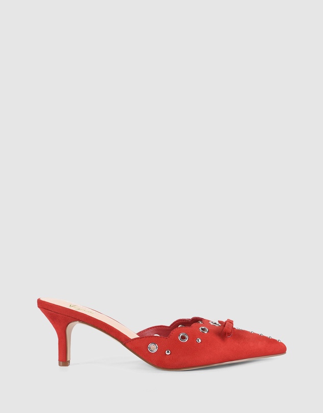Verali - Ziggy Point Toe Kitten Heels