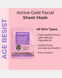 MCoBeauty - Age Resist Active Gold Foil Facial Sheet Mask