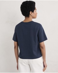 Seasalt - Seasalt Cornwall Navy Copseland T-Shirt
