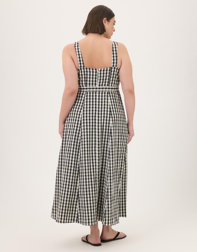Atmos&Here Curvy - Grace Gingham Midi Dress